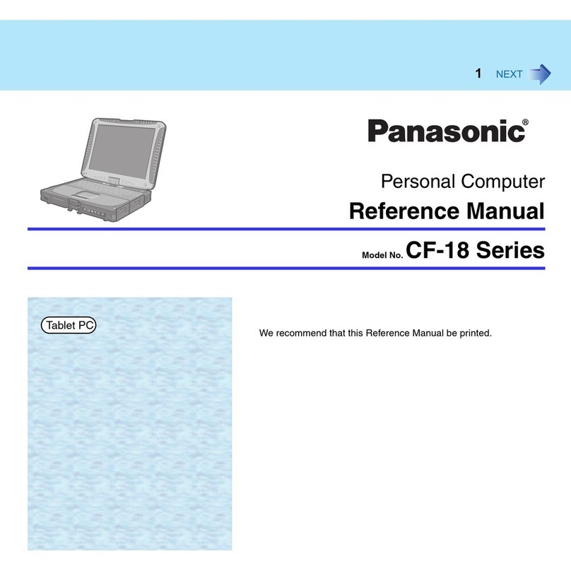 Panasonic Toughbook CF-18 Series Reference manual