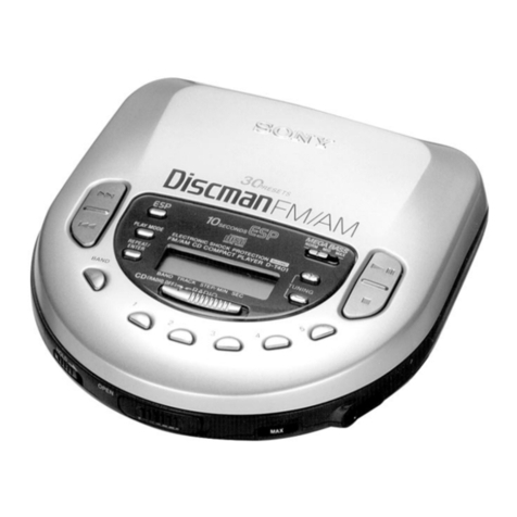 Sony Discam D-T101 User manual