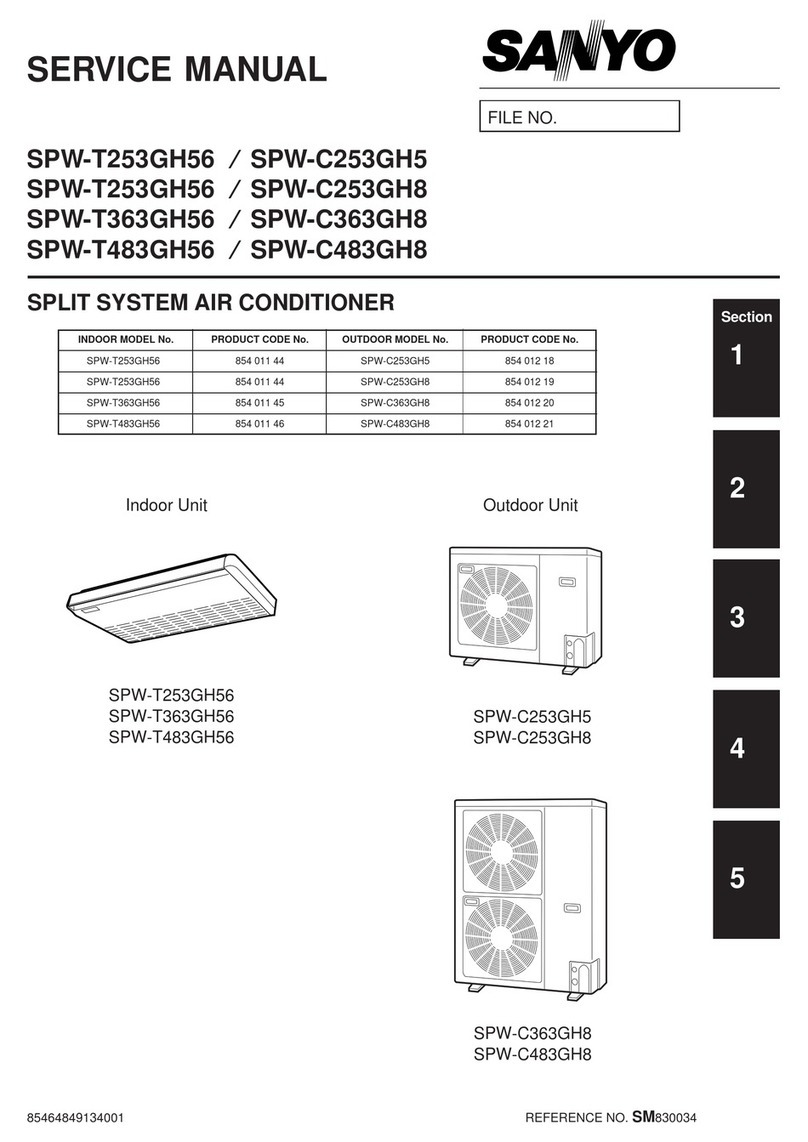 Sanyo SPW-T253GH56 User manual Sanyo SPW-T253GH56 User manual
