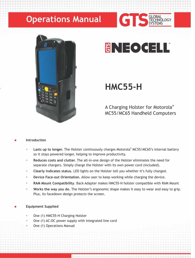 GTS Neocell HMC55-H Operation manual
