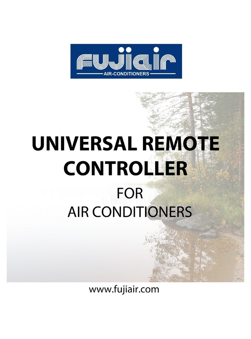 Fujiair NF166 user guide