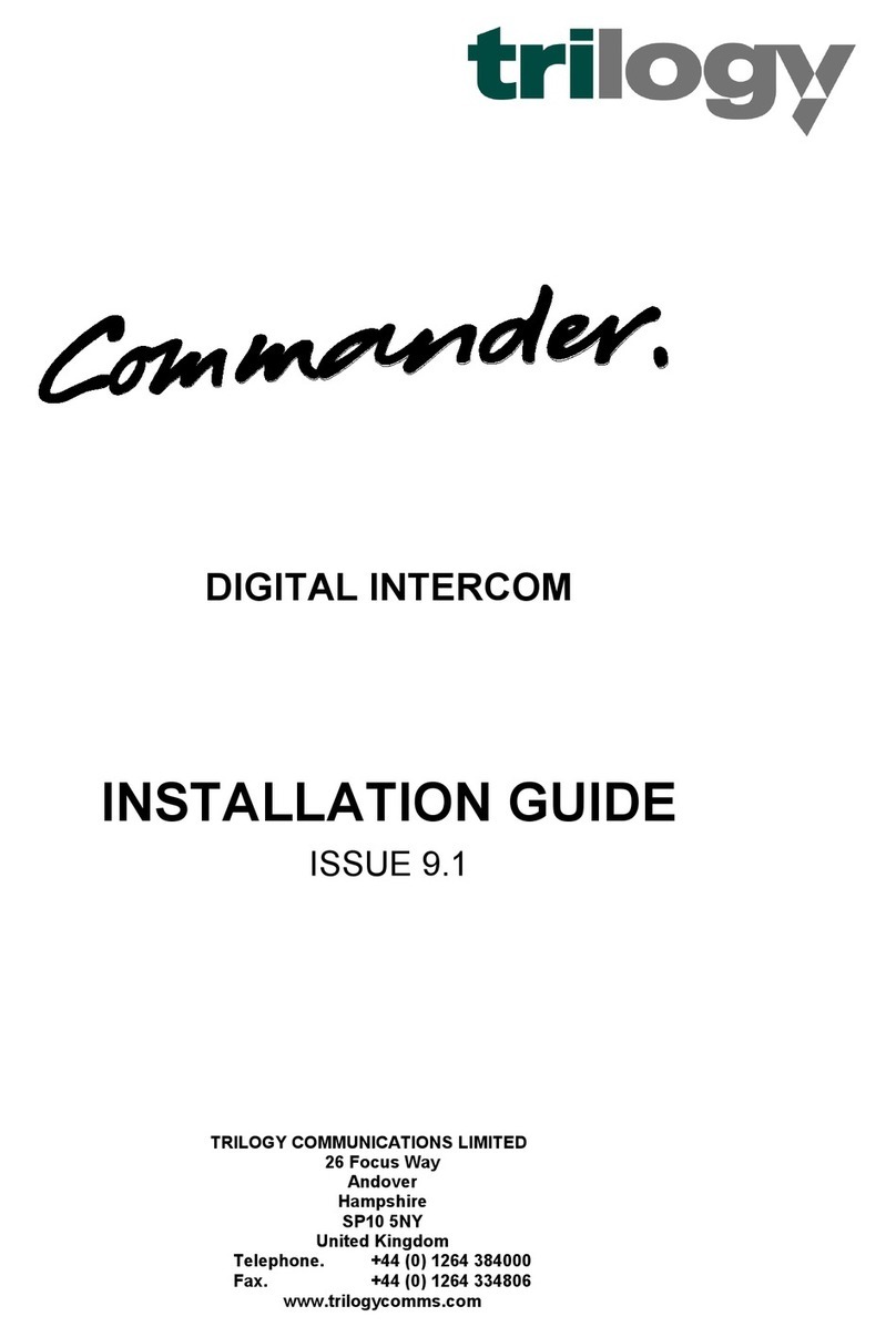 Trilogy Communications Commander installation guide