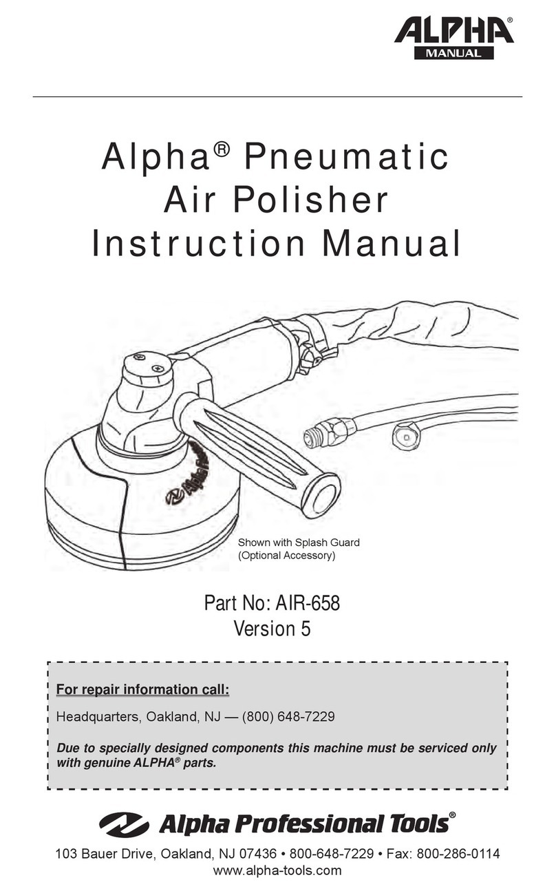 Alpha AIR-658 instruction manual