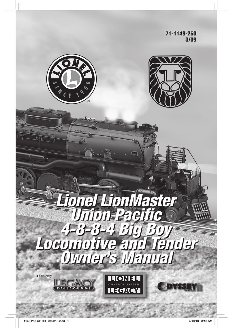 Lionel Union Pacific owner's manual