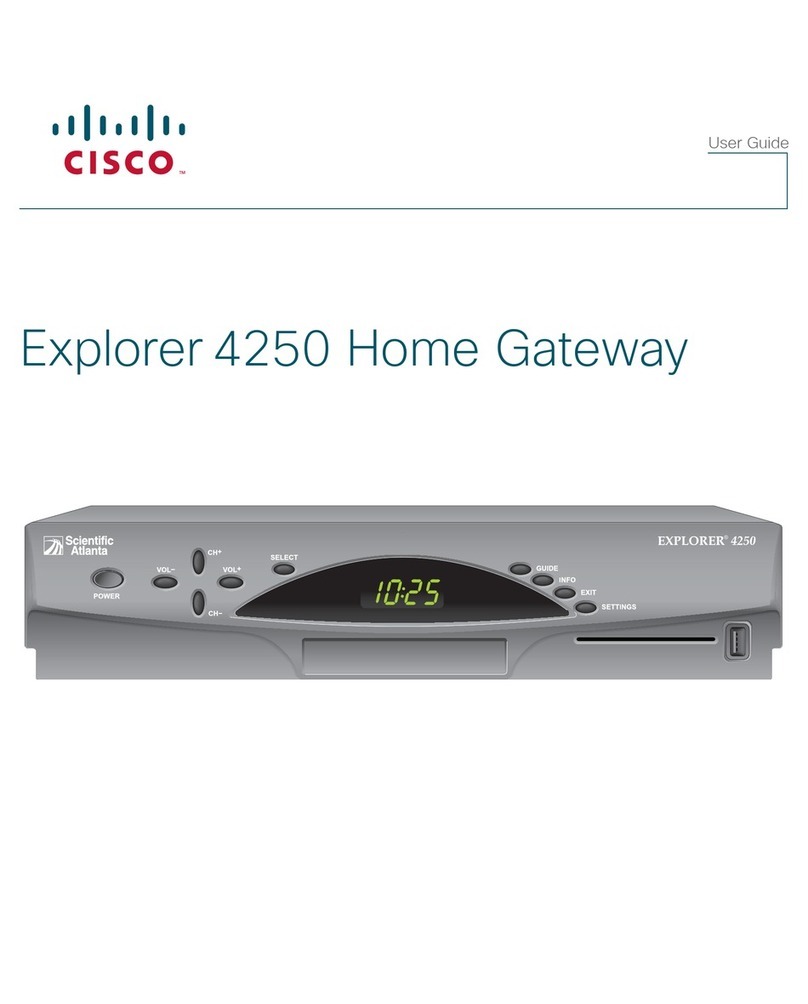 Cisco Explorer 4250 User manual