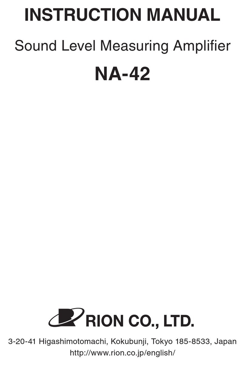 Rion NA-42 User manual