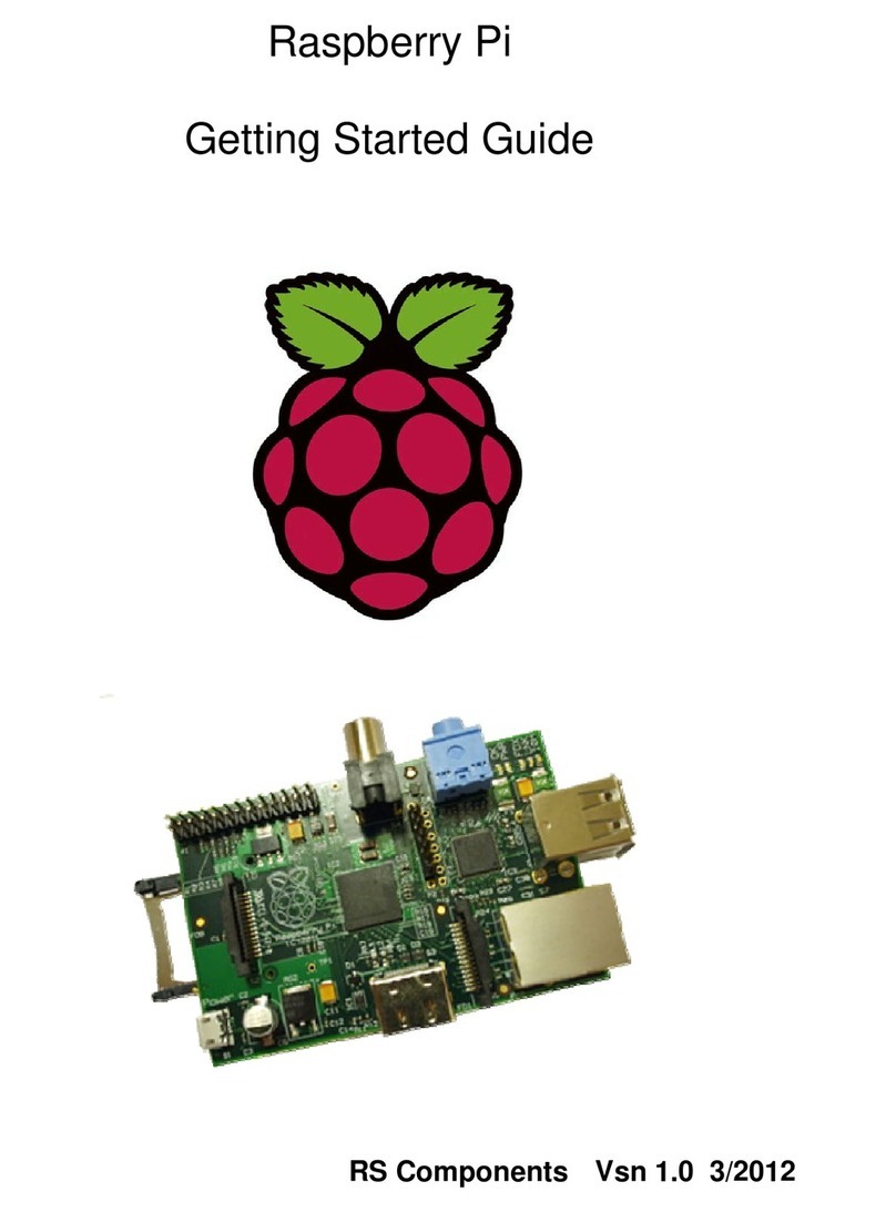 RS Components Raspberry Pi model A Getting started guide
