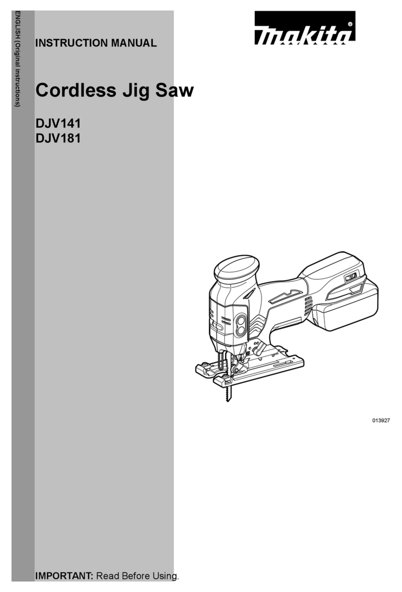 Makita DJV141 User manual