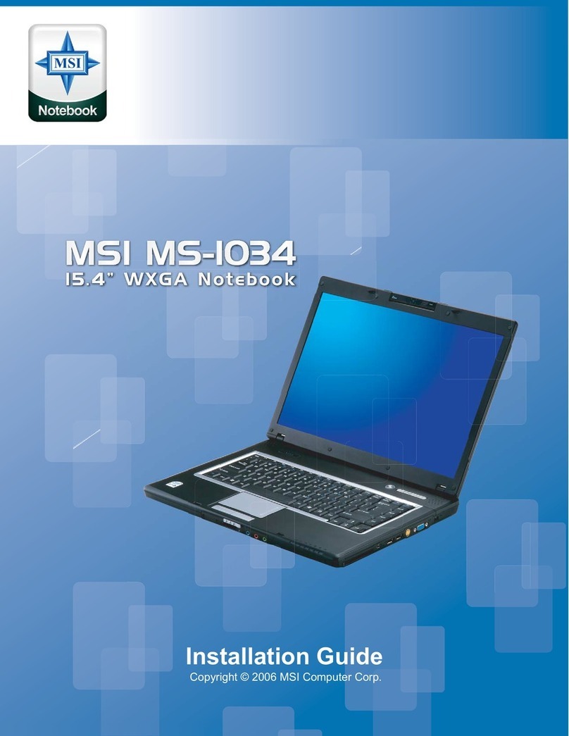 MSI MS-1034 User manual MSI MS-1034 User manual