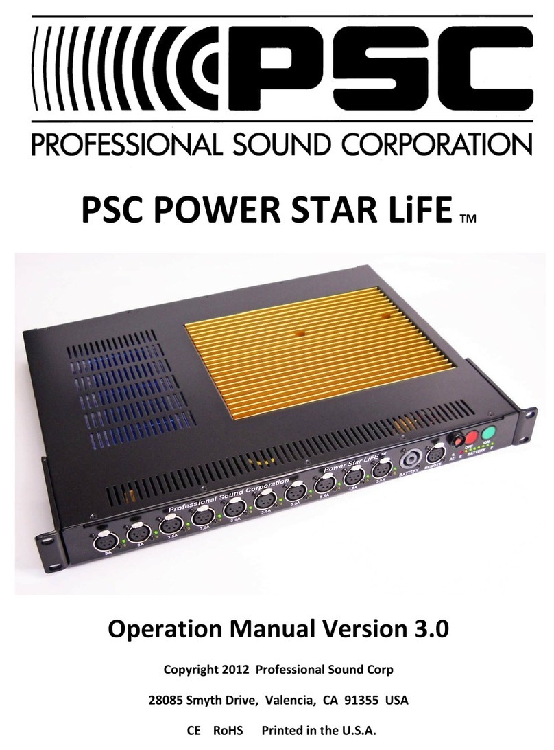 PSC POWER STAR LiFE User manual