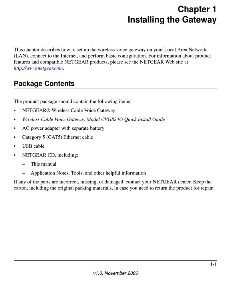 NETGEAR CVG824G User manual