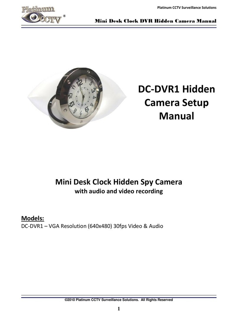 Platinum CCTV DC-DVR1 Setup manual