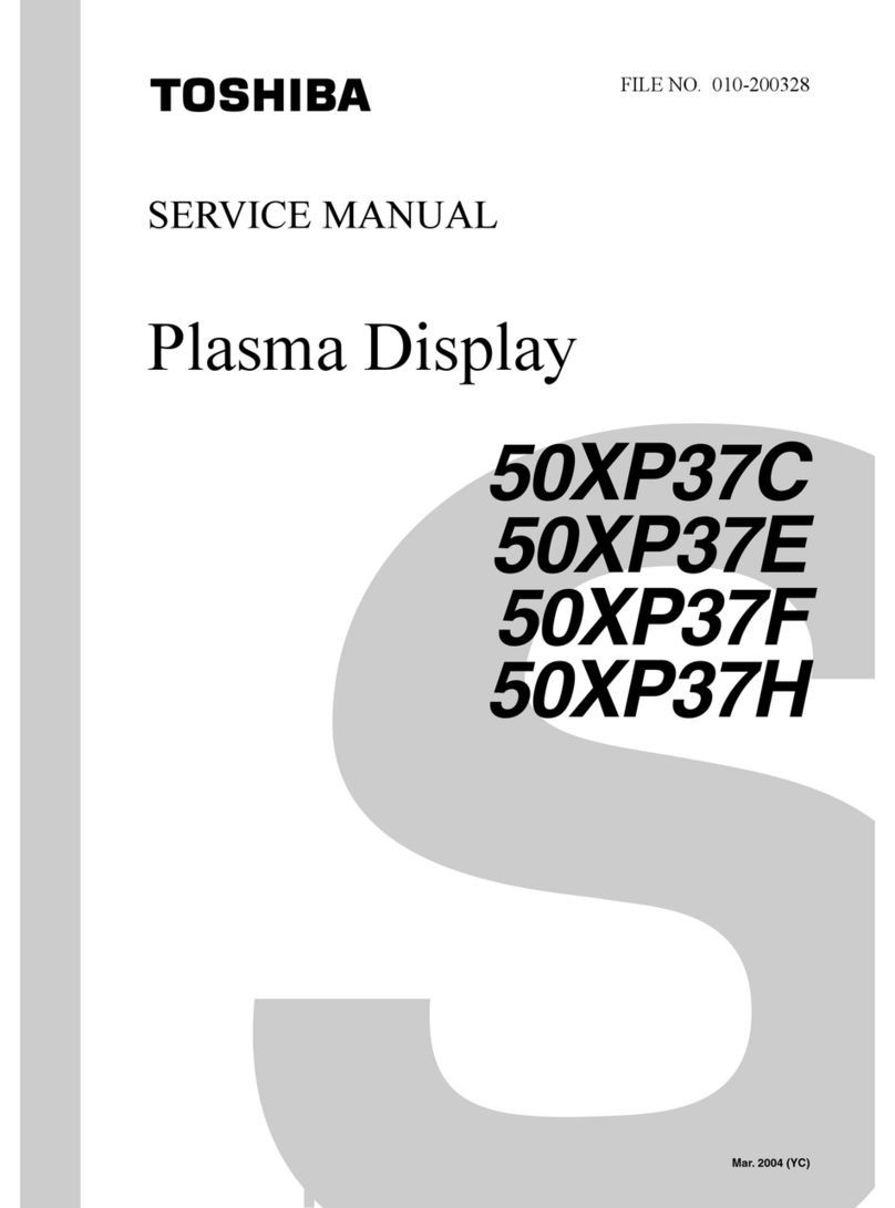 Toshiba 50XP37C User manual