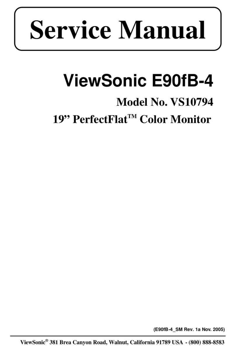 ViewSonic PerfectFlat E90fB-4 User manual ViewSonic PerfectFlat E90fB-4 User manual