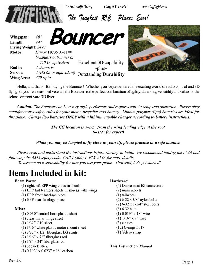 TufFlight Bouncer User manual