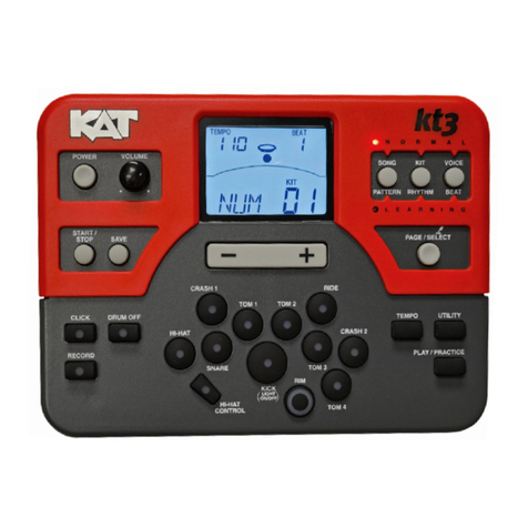 KAT KT3 User manual
