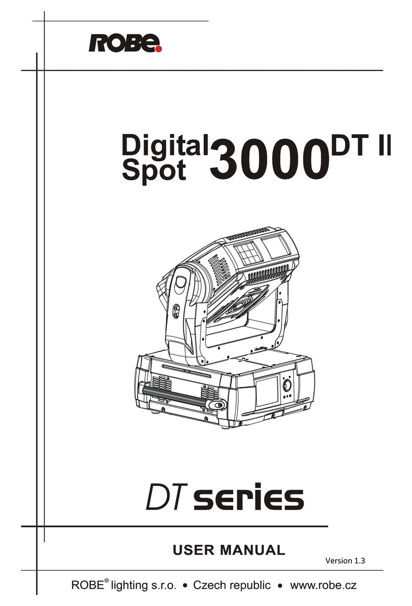 Robe Digital Spot 3000 DT II User manual
