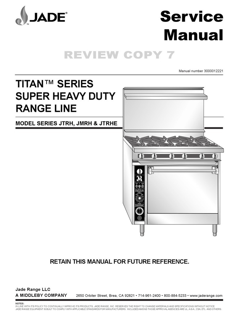 Jade JTRH Series User manual