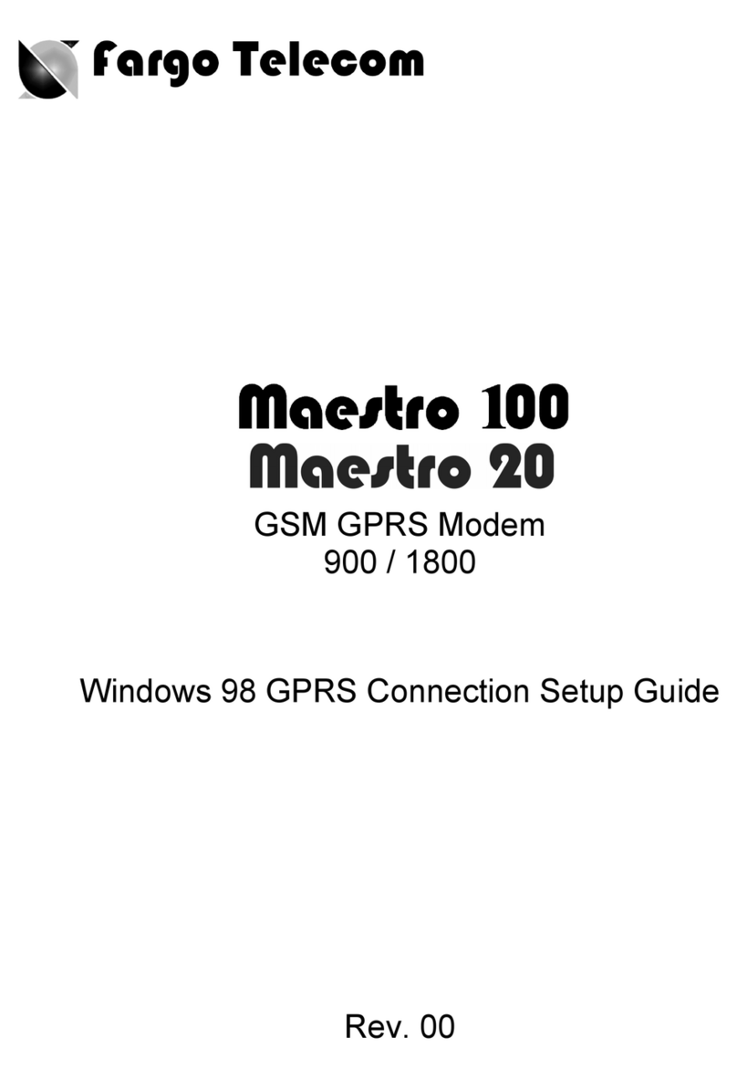 Fargo Maestro 100 User manual
