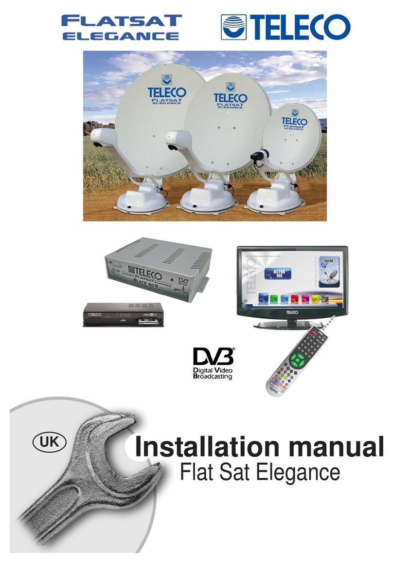 Teleco FlatSat Elegance installation manual Teleco FlatSat Elegance installation manual