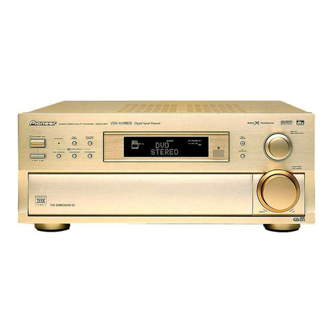 Pioneer VSX-909RDS User manual