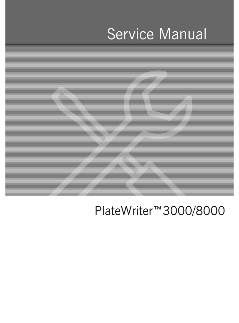 Glunz & Jensen PlateWriter 3000 User manual