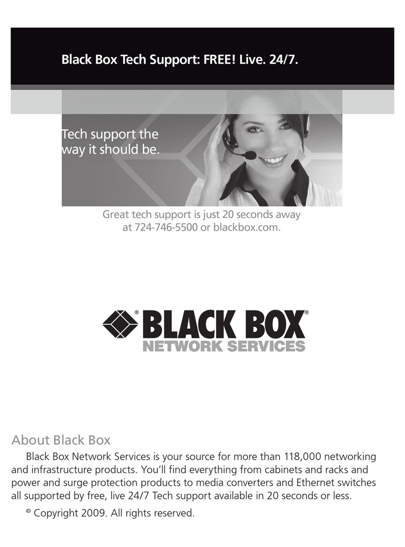 Black Box AC1131A User manual