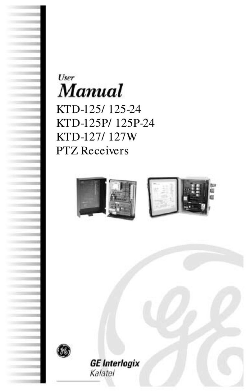 GE Interlogix KTD-125 user manual