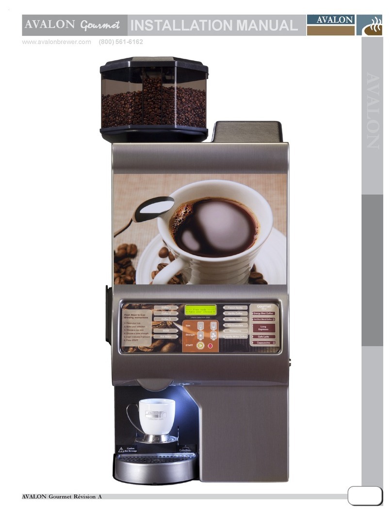 Avalon Gourmet installation manual