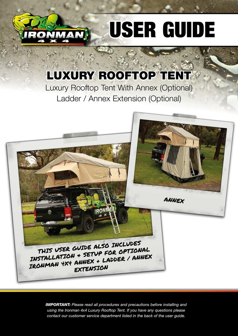 Ironman4x4 luxury rooftop tent user guide