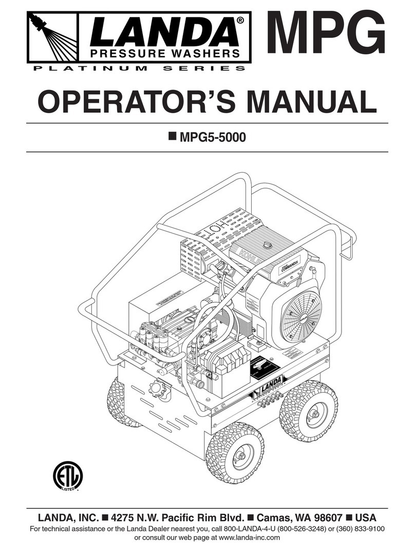 Landa MPG5-5000 Operator's manual