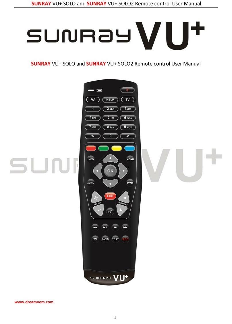 SUNRAY VU+ SOLO User manual