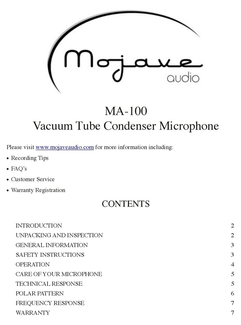 Mojave Audio MA-100 user guide