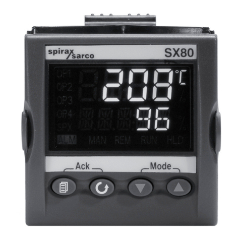 Spirax Sarco SX80 User manual
