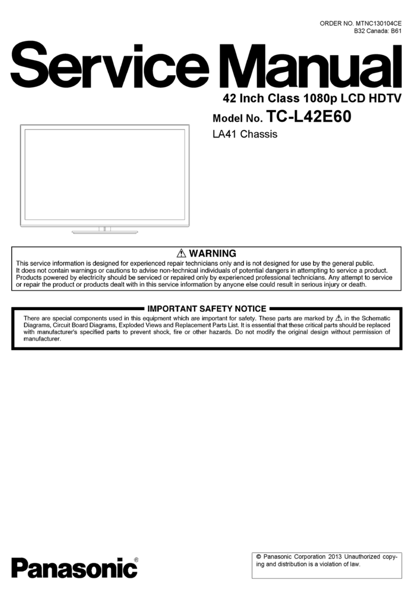 Panasonic Viera TC-L42E60 User manual