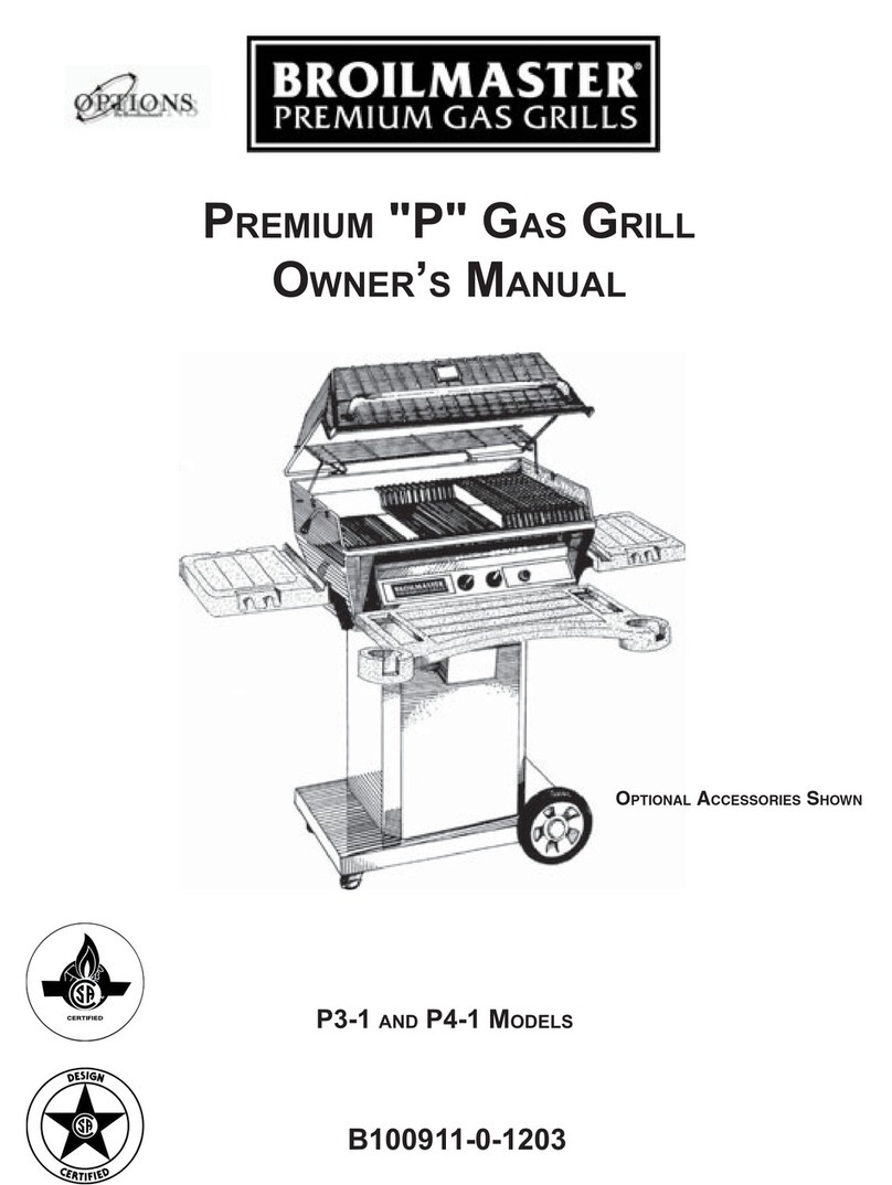 Broil King Premium P3-1 owner's manual