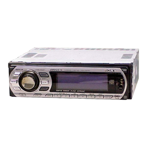 Sony CDX-GT610U Service manual