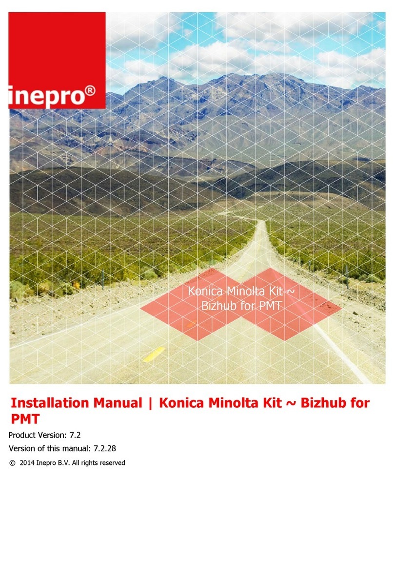 Konica Minolta PMT installation manual