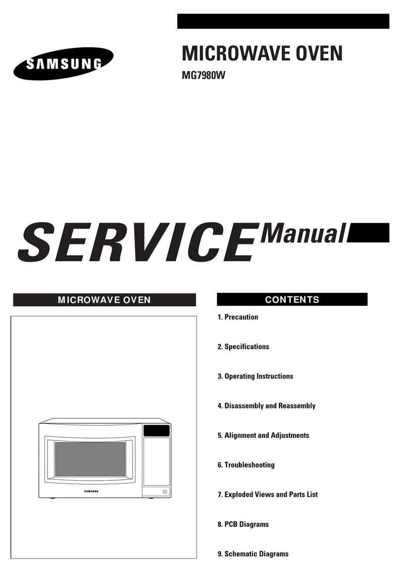 Samsung MG7980W Service manual
