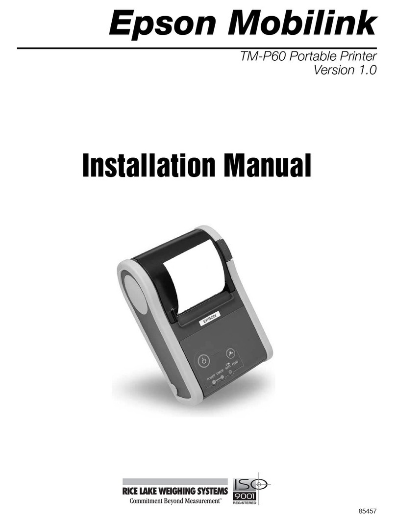 Epson Mobilink TM-P60 User manual Epson Mobilink TM-P60 User manual