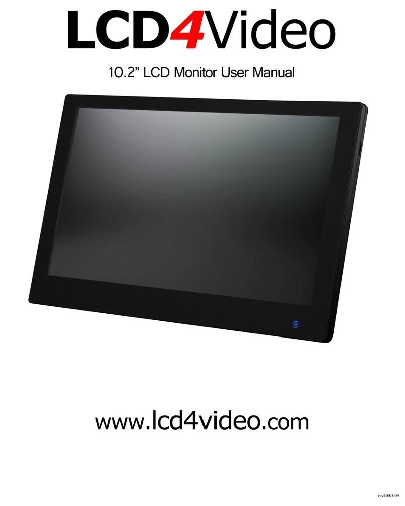 LCD4Video 10.2" LCD Monitor User manual