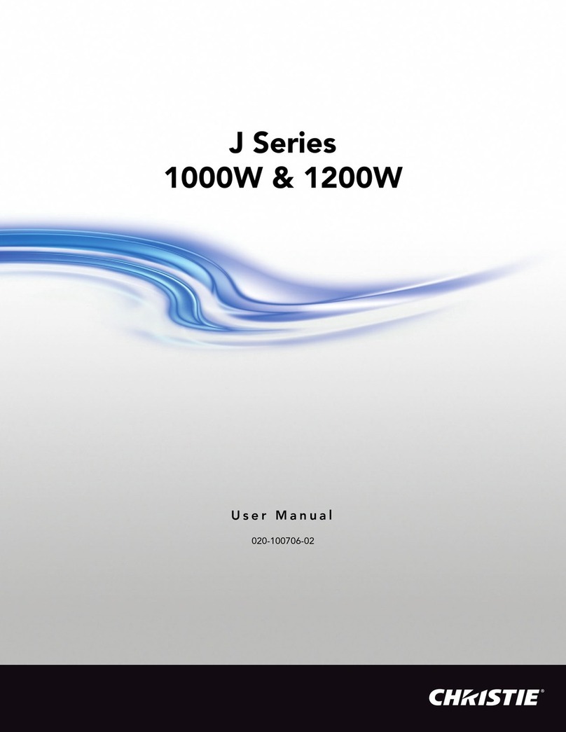 Christie J Series user manual
