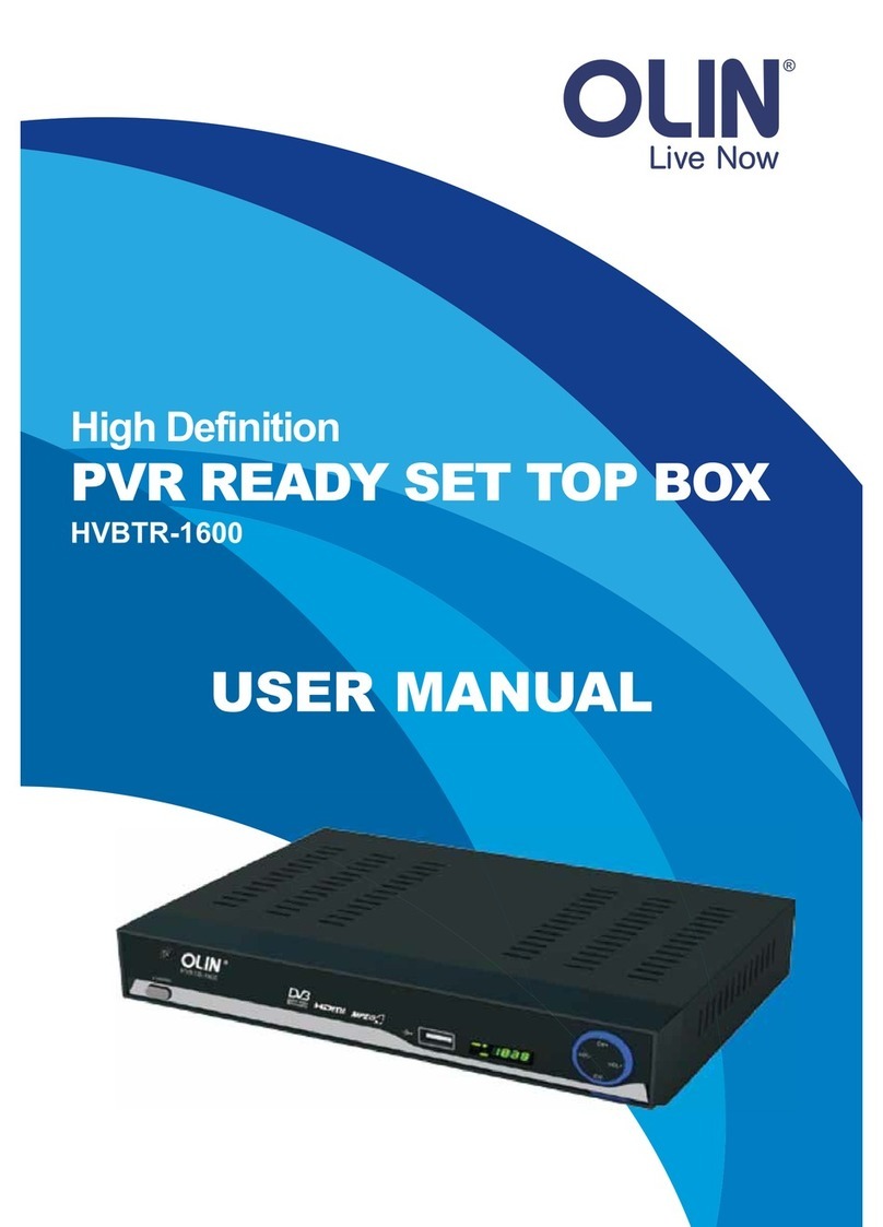Olin HVBTR1600U user manual