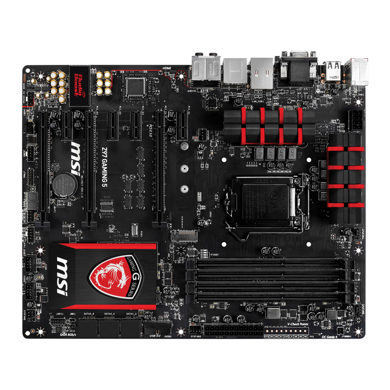 MSI Z97 GAMING 5 User manual MSI Z97 GAMING 5 User manual