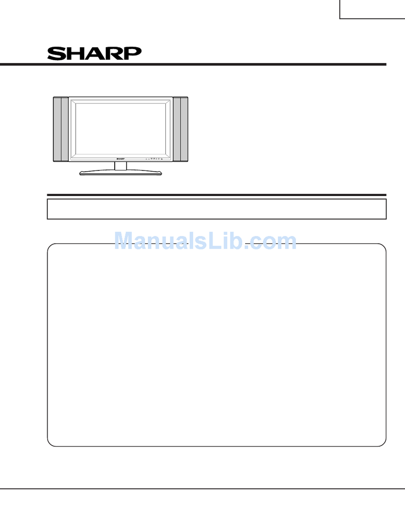 Sharp LC-26GA4D User manual