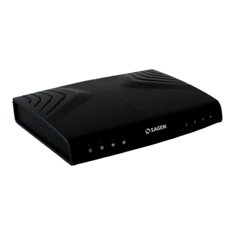 Sagem F@st 2644 Reference manual