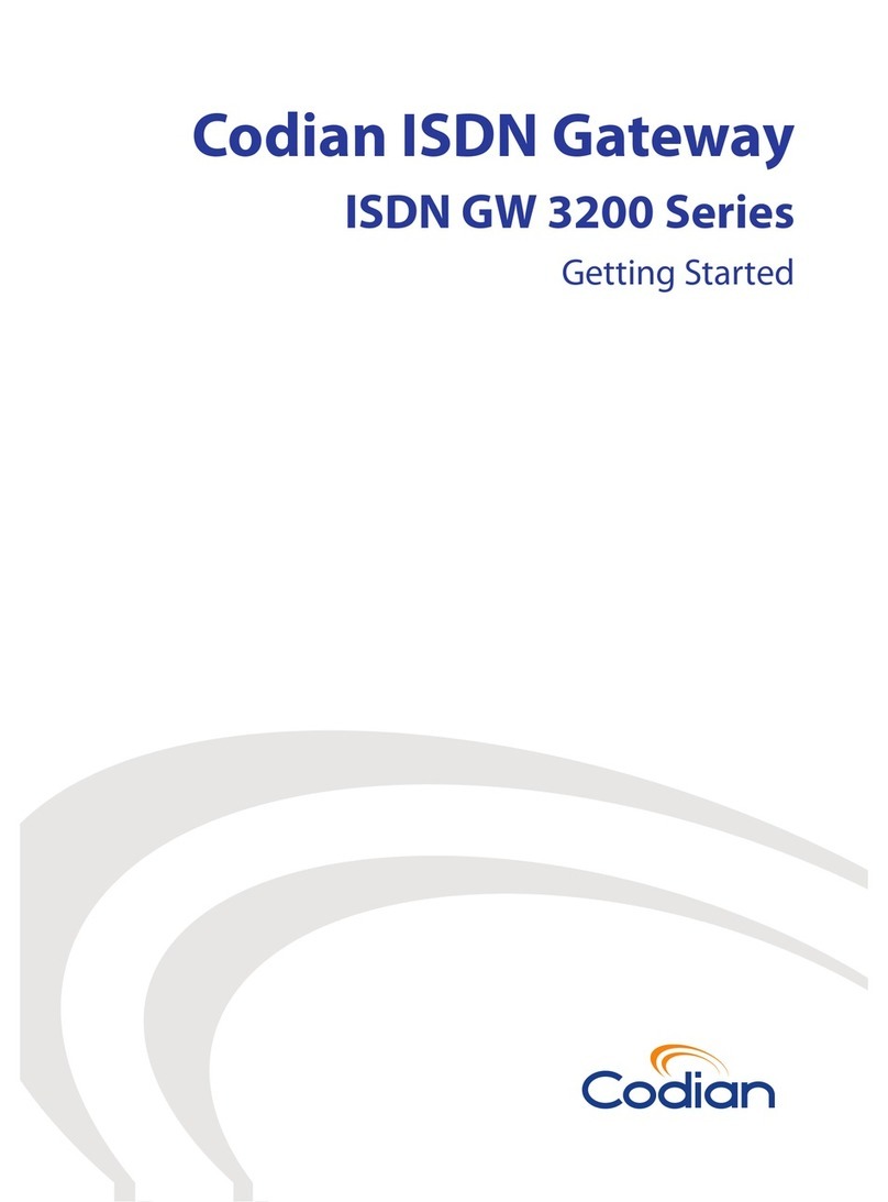 Codian ISDN GW 3200 Series Getting started