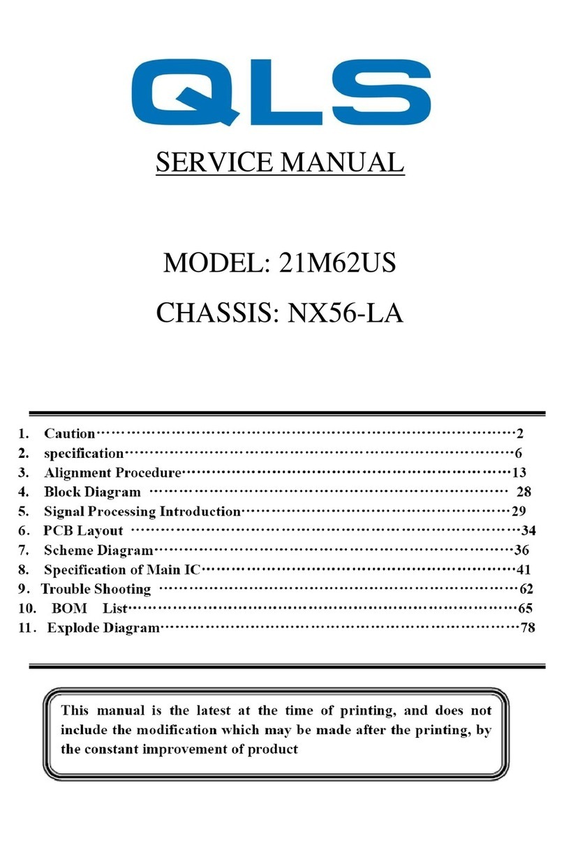 Qls 21M62US (CHASSIS: NX56-LA) User manual