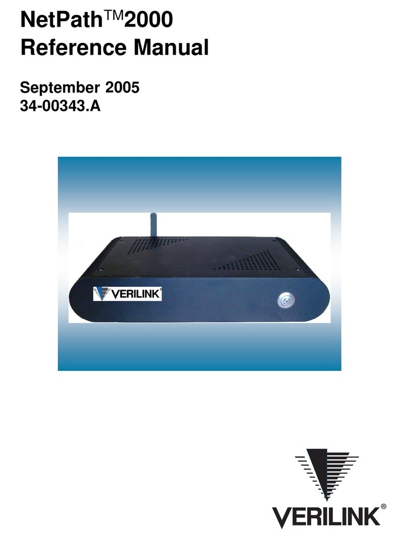 Verilink NetPath 2000 User manual