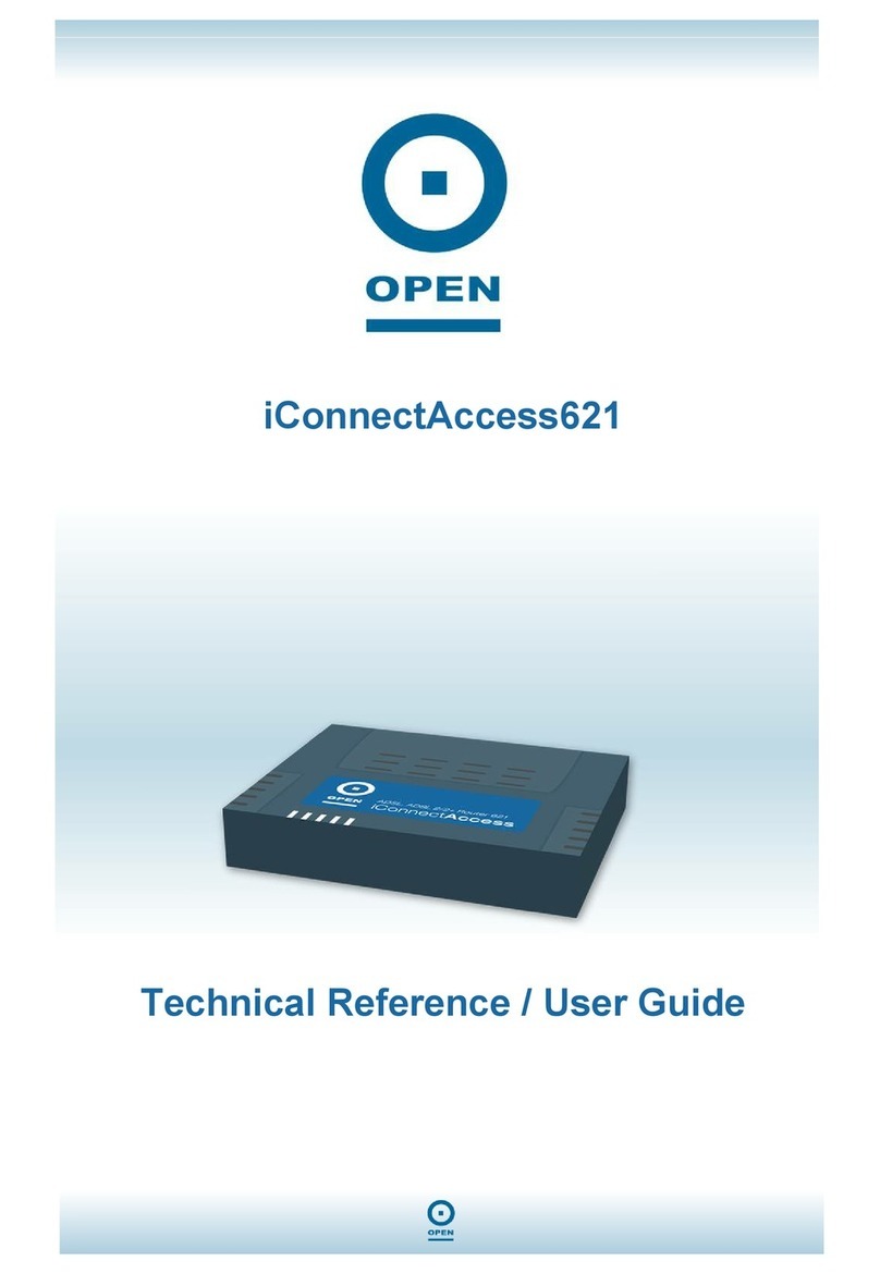 Open iConnectAccess621 Technical reference and user's guide